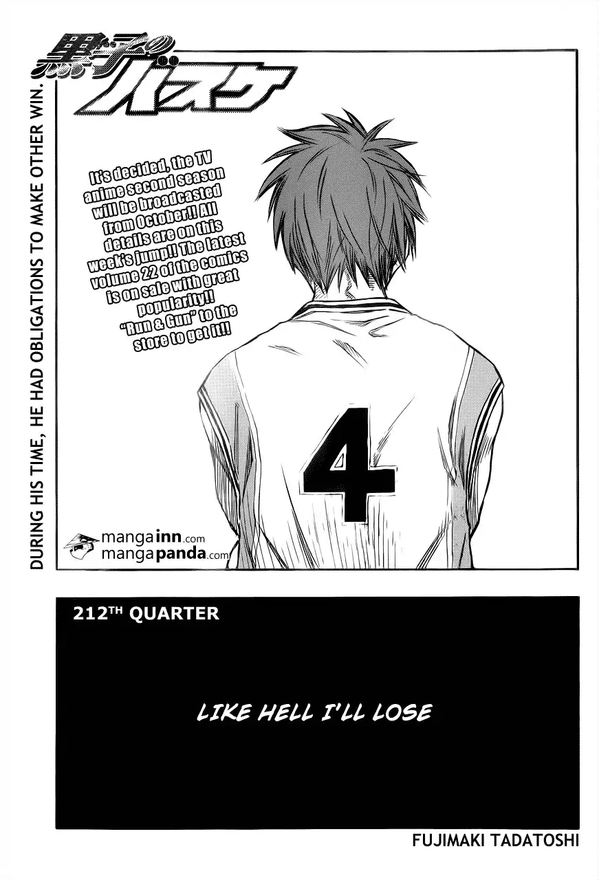 Kuroko no Basket Chapter 212 1